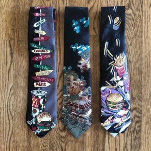 Rare Vintage McDonalds Ties 1994 MBP Collection